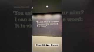 Churchill War Rooms:  Churchill’s dining room, Clementine Churchill’s room #churchill