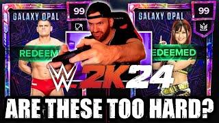 *UNLOCKED GALAXY OPAL SUPERSTARS OF THE YEAR* Are These Live Events Too Hard!? WWE 2k24 MyFACTION