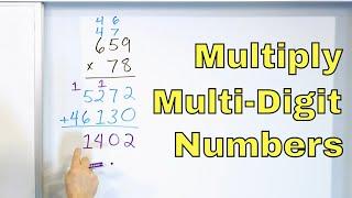 Multiply 2-Digit & 3-Digit Numbers by 2-Digits Numbers - [5-1-2]