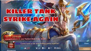 HYLOS BEST BUILD | KILLER TANK  | SOLO RANK MLBB