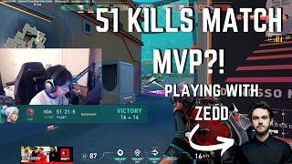 SEN TenZ INSANE Jett Pearl MATCH MVP! 51 KILLS | VALORANT RANKED GAMEPLAY [Full Match VOD] Highlight