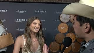 Dani Raen Carpet Interview at Paramount+'s Landman Premiere