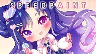 Chibi for Jenniru【SAI - Speedpaint】