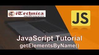 19. JavaScript Tutorial | getElementsByName() Method with example