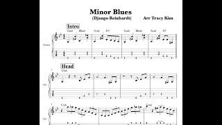 MInor Blues by Django Reinhardt -Complete Lesson for Beginning Gypsy Jazz Guitar TABS in description