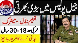 Prison Department Jobs in 2021 Pakistan, Pak Jail Police Jobs in 2021, Punjab Police Jobs in 2021