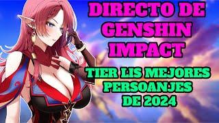 Hoy tier list del los mejores personajes de 2024 de Genshin Impact