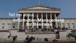 Tell me about Information Management for Business