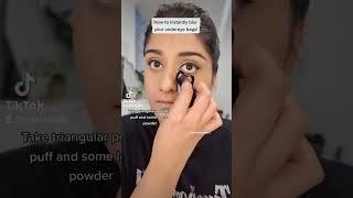 How to instantly blurr your undereye bags?