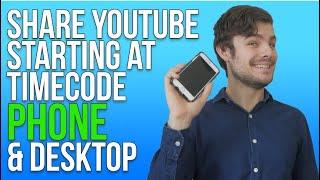 How to Share YouTube Link at Specific Time (Mobile and Computer)