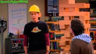 Sheldon Wins Jenga - The Big Bang Theory