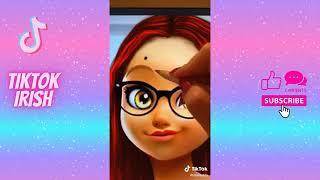 miraculs ladybug glowup TIKTOK CARTOON ART mlb mix tiktok irish #marinette #ladybugdrawing 