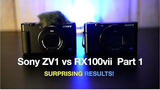 Sony ZV1 vs Rx100Vii Part 1  Surprising Results!!!