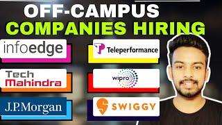 Infoedge, Tech Mahindra, Wipro | Direct Hiring | OFF Campus Drive 2025, 2024, 2023 Batch | Fresher