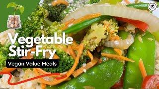 Veggie Stir Fry for Under $20! | Vegan Value Meals | @AfroVeganSociety