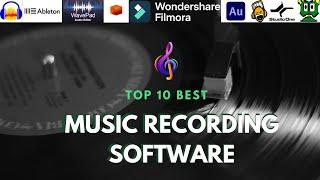 Top 10 Music Recording Software