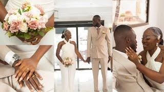 OUR BEAUTIFUL AND INTIMATE NIGERIAN CIVIL WEDDING  | Mmesoma & Tobi