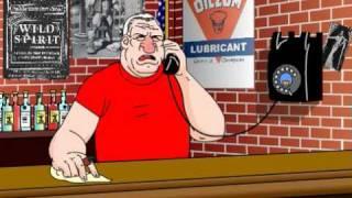 Red at the Tube Bar (JiM SWEET) animation cartoon drawing