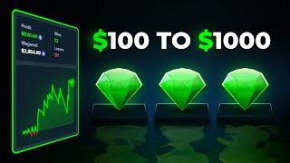 $100 TO $1000 CHALLENGE (Stake)