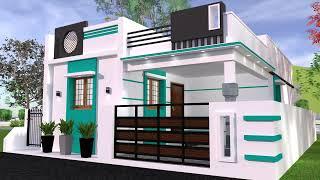 Single floor house design | modern small house front elevation