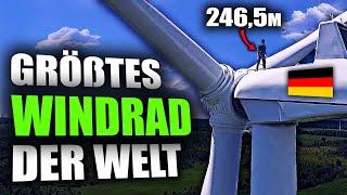 Strom für 10.000 Menschen! Größtes Windrad der Welt in Deutschland!