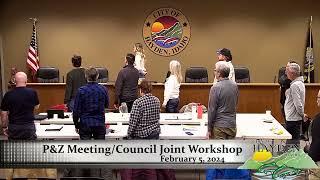P&Z Meeting / City Council Joint Workshop 2024-02-05