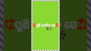 Taku Bhulijare Hruday //Odia sad song green screen status video// human sagqr