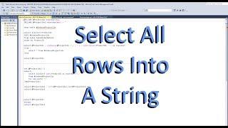 SQL Concatenate All Rows Into A String