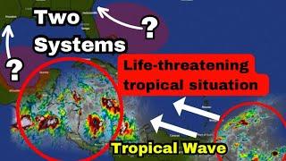 Tropics Getting Active, Dual Development Possible & Major Flood Threat This Week • 16/06/24