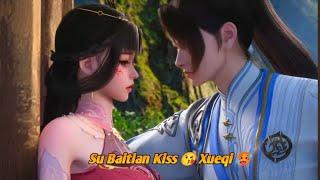 [Alchemy Supreme] Su Baitian Kiss  Xueqi || donghua anime kiss scene|| Chinese Harem Anime|