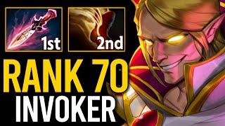 QUAS WEX INVOKER BUT TOO POWERFUL | INSANE INVOKER BY RANK 70 PLAYER | Dota 2 Invoker