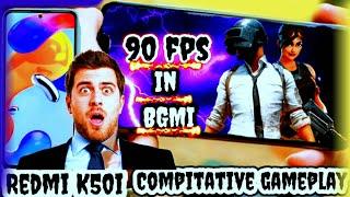 REDMI K50I BGMI 90FPS TEST|| REDMI K50I COMPETITIVE GAMEPLAY|| BUY OR NOT?