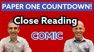 Countdown to Paper One - Comic - Conventions and Close Reading