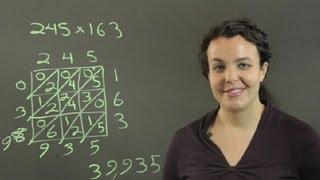 Lattice Multiplication Instructions for Kids : Conversions & Other Math Tips