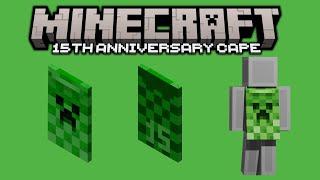 How to get the Minecraft 15th Anniversary Cape for Bedrock & Java!