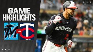 Marlins vs. Twins Game Highlights (9/25/24) | MLB Highlights