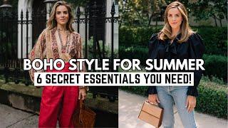 Boho Style for Summer 2024 | Only 6 Essentials You Need!