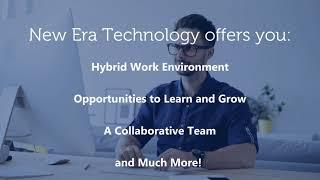 We're Hiring! New Era Technology