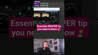  THE essential REAPER DAW tip you need to know #producertips #reaper #daw  #musicproductiontips