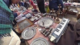 RUSSIAN FLEA MARKET SHOPPING ADVENTURE! Unexpectedly found another STRANGEST market inside