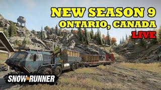 LIVE SnowRunner  | NEW Ontario, Canada!