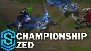 Championship Zed Skin Spotlight - Pre-Release - League of Legends