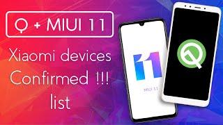 Q Confirmed! MIUI 11 + Android 10 for Xiaomi device || Xiaomi Android 10 update list 