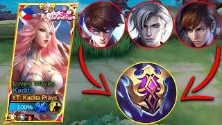 HOW TO COUNTER 3 MAGE IN MYTHICAL GLORY SOLO RANK GAME!! | KADITA BEST BUILD 2023 (Must Watch!) MLBB