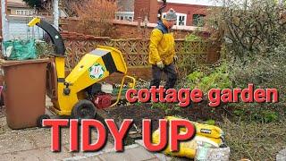 A cottage garden TIDY UP