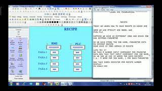 HOW TO MAKE RECIPE IN Kinko HMI