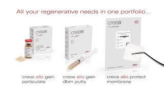 creos allograft - Materials for reliable bone regeneration