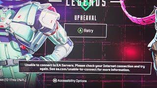 Apex legends server down? Apex legends game play not working? unable to connect to ea servers? Fixed