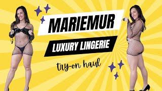 4K MARIEMUR Luxury Lingerie Try-On Haul.