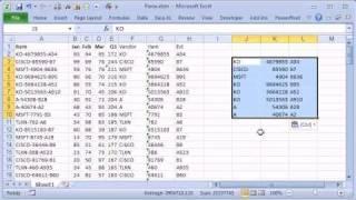 Split Apart Numbers at the Dash